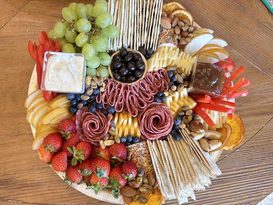 Individual artisan charcuterie board